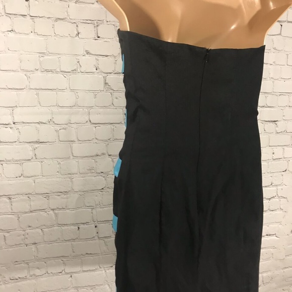 Jessica McClintock Strapless Cocktail Party Dress - Picture 6 of 7